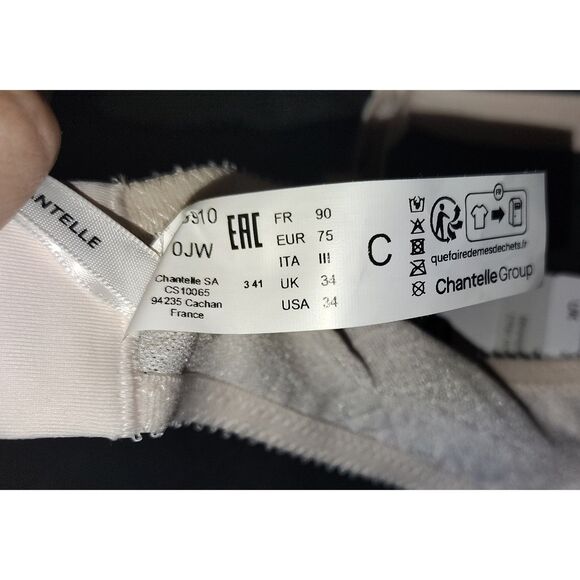 NWT Chantelle Magnifique Seamless Unlined Minimizer Size 34C Bra Blushing Pink - Picture 5 of 7